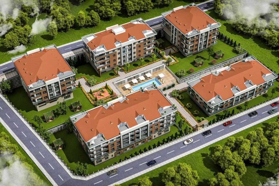 شقق للبيع في اسطنبول ضمن مجمع سكني فاخر في منطقة بيلك دوزو الراقية GP-113