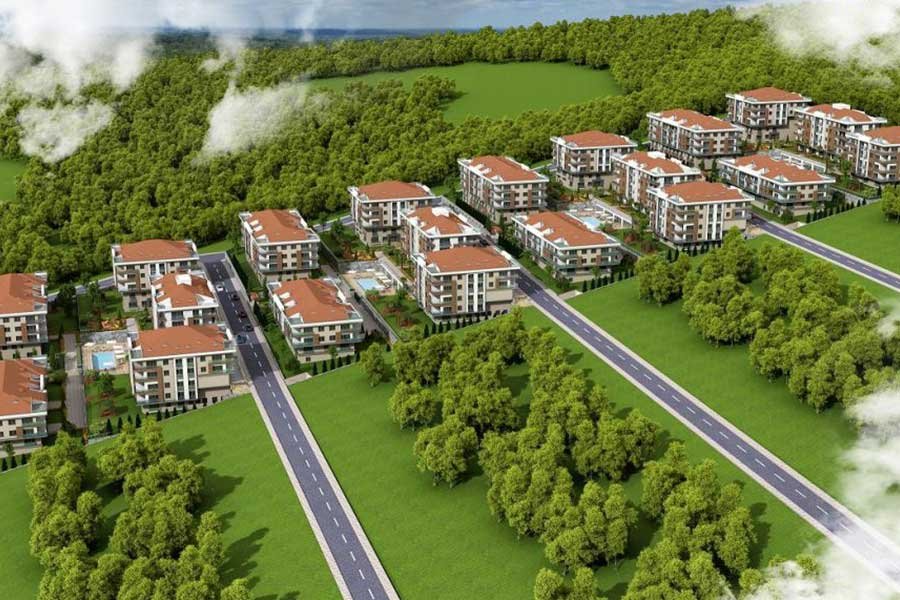 شقق للبيع في اسطنبول ضمن مجمع سكني فاخر في منطقة بيلك دوزو الراقية GP-113