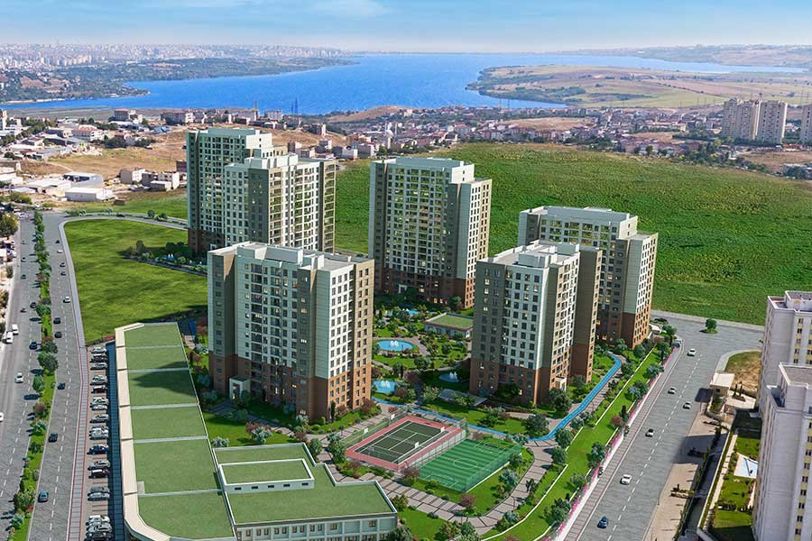 شقق للبيع في اسطنبول بالقرب من قناة اسطنبول الجديدة ضمن مجمع سكني استثماري GP-202